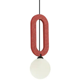 Italux Lampa wisząca filcowa Masso PND-59839-1-RED nad stół