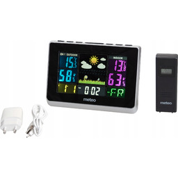 Stacja pogody/pogodynka Meteo SP62s kolorowy ekran