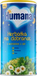 Humana Herbatka na Dobranoc, granulowana, po 4 miesiącu,