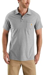 Koszulka męska polo Carhartt Force Midweight Pocket Heather