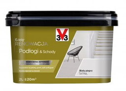 V33 Easy Renowacja Podłogi & Schody Biały Pieprz