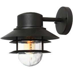 Elstead Lighting Kinkiet ogrodowy COPENHAGEN-BK Elstead kapelusz czarny