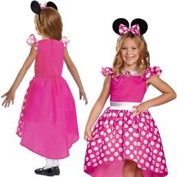Strój karnawałowy Disney dla dziewczynki Myszka Minnie przebranie