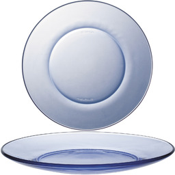 Talerz deserowy Lys Marine niebieski śr. 190mm zestaw