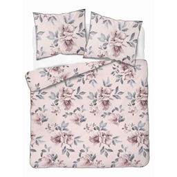 Detexpol Pościel z perkalu 160x200 różowa w duże