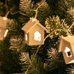 DecoKing Lampki Choinkowe Łańcuch Świetlny LED Timer Ciepła