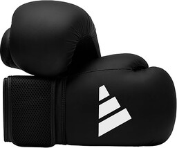 adidas Unisex młodzieżowe rękawice bokserskie Hybrid 25, czarne,