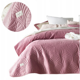 Narzuta kapa na łóżko kanapę welurowa pikowana 240x260