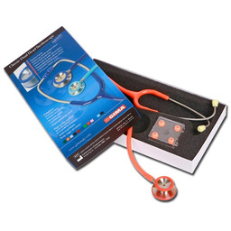 GIMA CLASSIC DUAL HEAD STETHO - Pomarańczowy Stetoskop