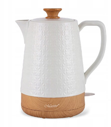 Czajnik elektryczny ceramiczny 1,8l 1800W Maestro biały ceramika