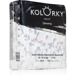 Kolorky Night Unicorn jednorazowe pieluszki EKO dla kompletnej