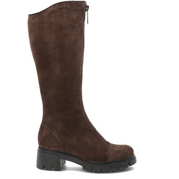 Simen Brązowe Kozaki Eleganckie Buty Damskie