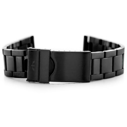 Bransoleta Bisset (bb014d) - czarna 18mm