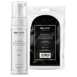 Zestaw TanExpert Dark Topaz Pianka Samoopalająca 200 ml