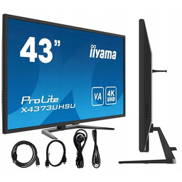 Monitor iiyama ProLite X4373UHSU-B1 43 Va Led, 4K,