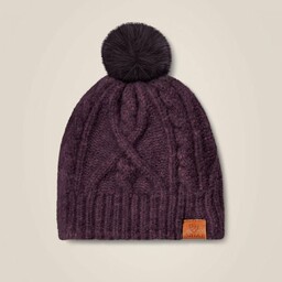 Ariat Czapka z pomponem Entwine Beanie - raisin