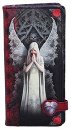 Anioł "Only Love Remains" - portfel z gotyckim