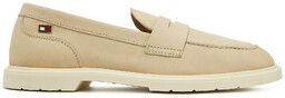 Loafersy Tommy Hilfiger FW0FW08679 Écru
