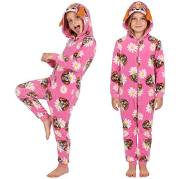 Psi Patrol Skye POLAROWA piżama Z KAPTUREM, JEDNOCZĘŚCIOWY