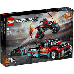 Lego Technic 42106 Furgonetka i motocykl kaskaderski
