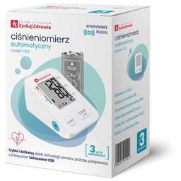 ZYSKAJ ZDROWIE Ciśnieniomierz automatyczny model C03, 1 szt.