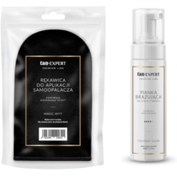 Zestaw TanExpert Coconut Glow pianka samoopalająca 200ml +