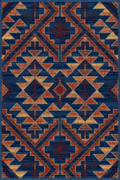 Dywan etno FD Standard Gemi granat