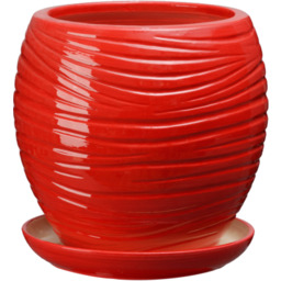 Doniczka ceramiczna z podstawką naomi 26 x 26