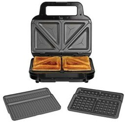 Breville VST098X 3w1 Trójkąty Gofry Panini 900W Opiekacz