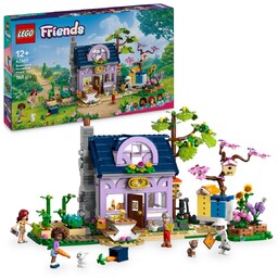 LEGO 42669 Friends, Dom pszczelarzy i kwiatowy ogród