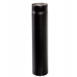 Rura spalinowa kominkowa czarna dymna 140-1000 gruba 2mm