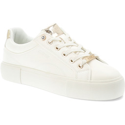 Big Star Białe Trampki Sportowe Obuwie Damskie