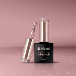 Lakier hybrydowy maniMORE Cat Eye Pink Crush 10