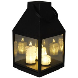 AMBIANCE LIGHT Latarnia dekoracyjna 3 Świece LED 25