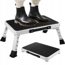 Taboret Składany Podest Drabinka 38CM Aluminiowa 3 Stopnie