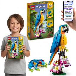 LEGO Creator 3w1 dla Dziewczynki Chłopca 7 lat+