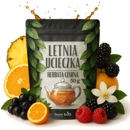 Letnia ucieczka 50 g - herbata czarna owocowa
