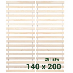 Stelaż do łóżka 140X200cm(2x70) 28 listwy