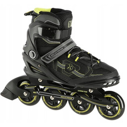 Męskie rolki rekreacyjne czarne Nils ABEC-9 NA9157 koła