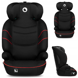 Fotelik samochodowy Lionelo Lars i-Size 100-150cm black/red
