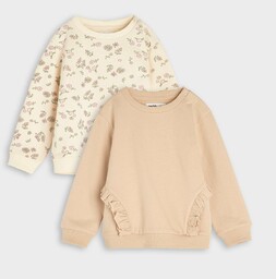 Sinsay - Bluzy 2 pack - Brązowy