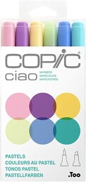 COPIC Ciao Marker Set "Pastels" z 6 kolorami,
