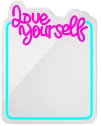 Forever Mirror LED Love yourself FMNE01 22lm Neon