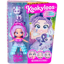KOOKYLOOS Lalka Glitter Unicorns Dolls Night Glam PKL10V124IN70