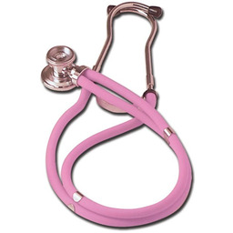JOTARAP DOUBLE HEAD/TUBE STETHOSCOPE - różowy Stetoskop internistyczny