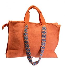 Vacchetti Giuseppe Torba Juta, tekstylna, pomarańczowa, Medio