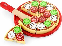 Viga Toys  zestaw do krojenia  pizza