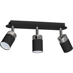 Milagro Lampa sufitowa JOKER BLACK 3xGU10