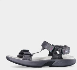 4F, Sandały męskie, Midshop shoes, ciemny szary, rozmiar