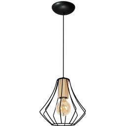 Milagro Lampa wisząca WILL BLACK 1XE27